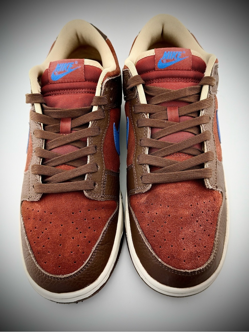 Nike Dunk Low Retro PRM Mars Stone Cacao/Phantom/Comet Blue DR9704-200 10.5M - Picture 2 of 6